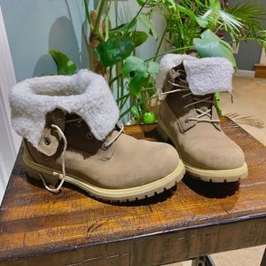 Timberland boots with Sherpa
